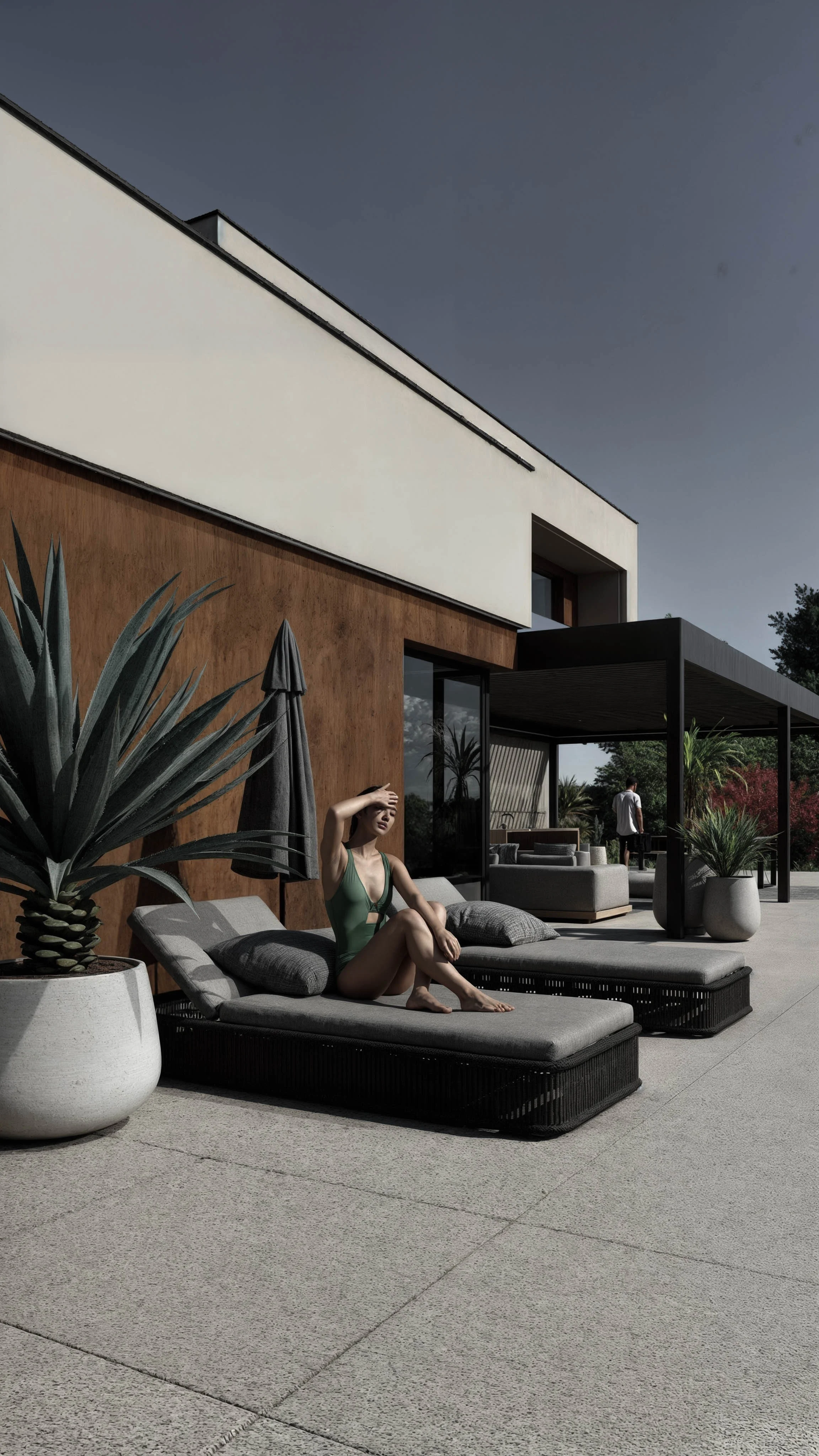 Projekt ogrodu przy rezydencji