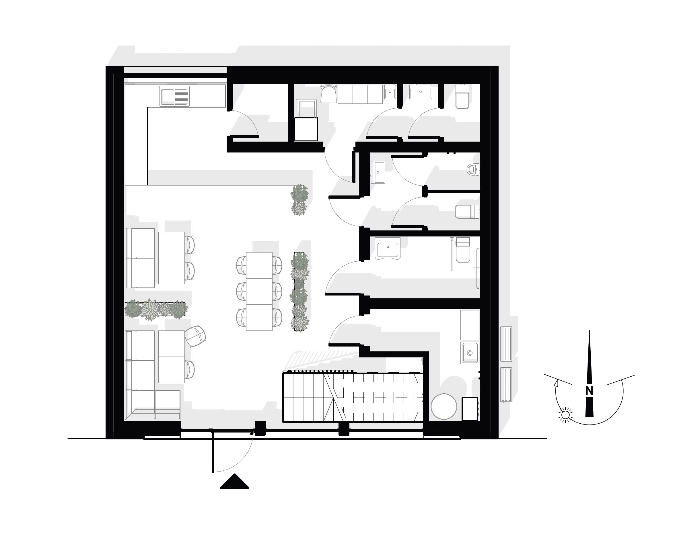 Bar sushi w Lesznie - rysunek