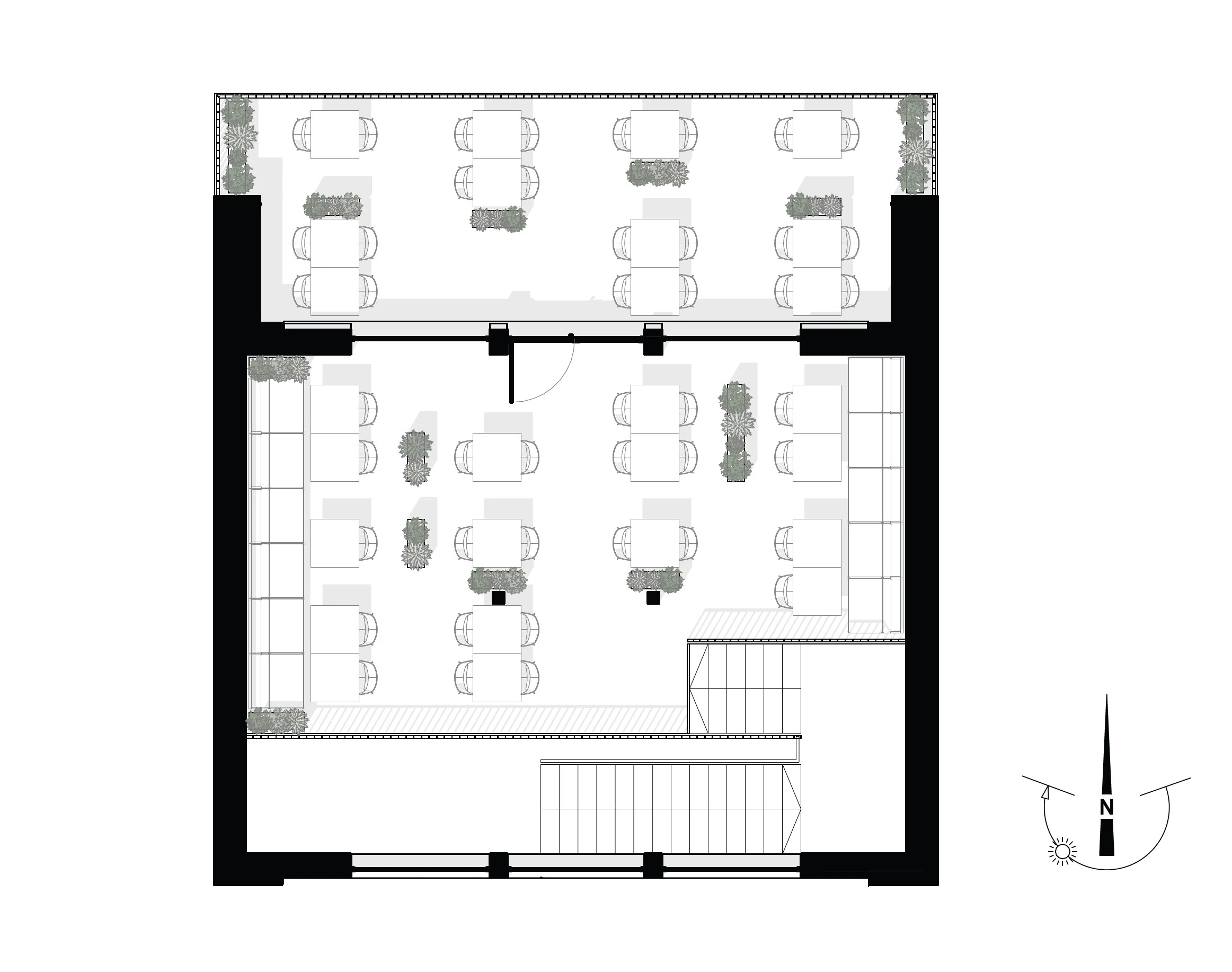 Bar sushi w Lesznie - rysunek