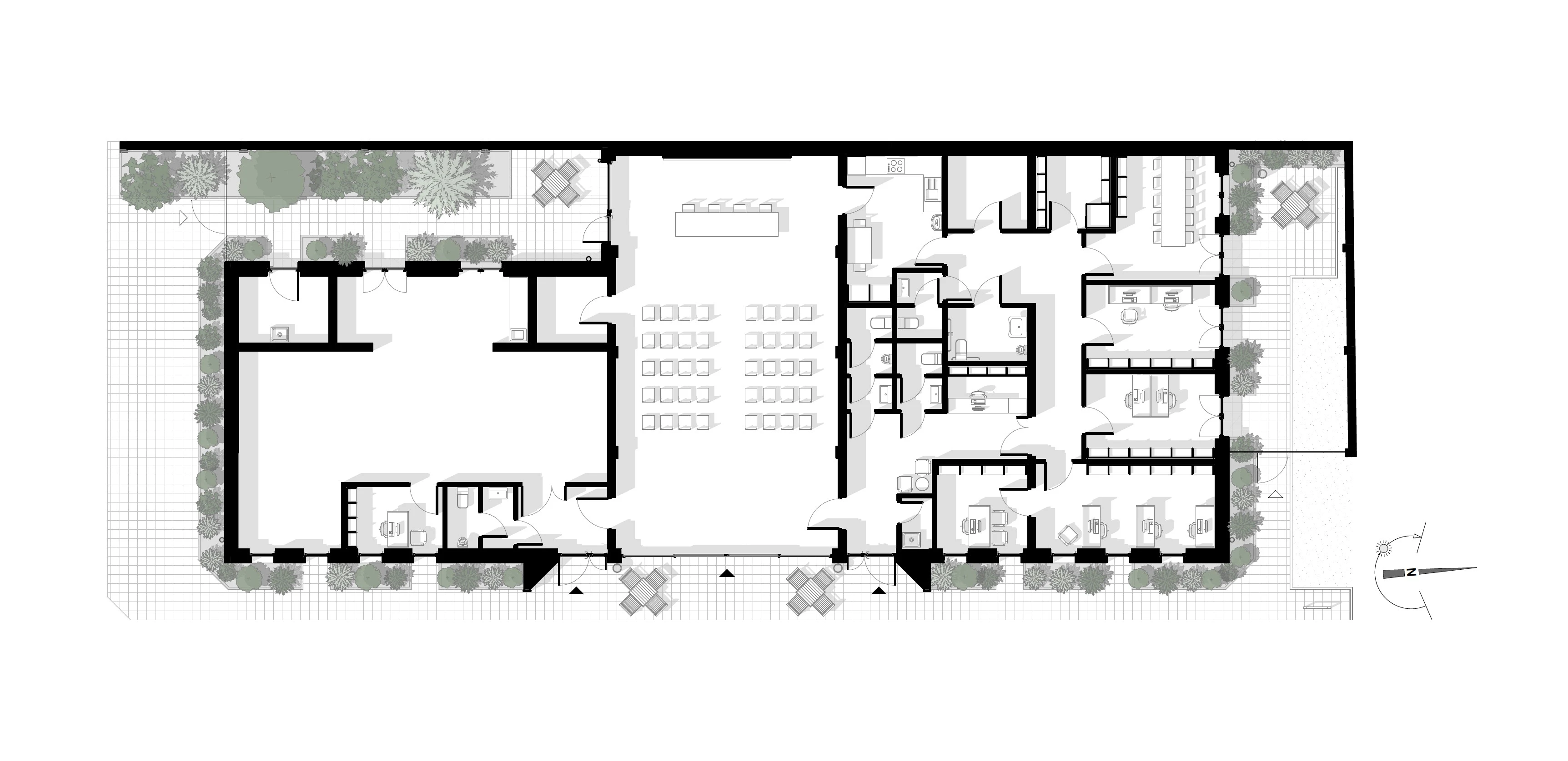 Centrum Kulturalno-Kongresowe w gminie Wijewo - rysunek