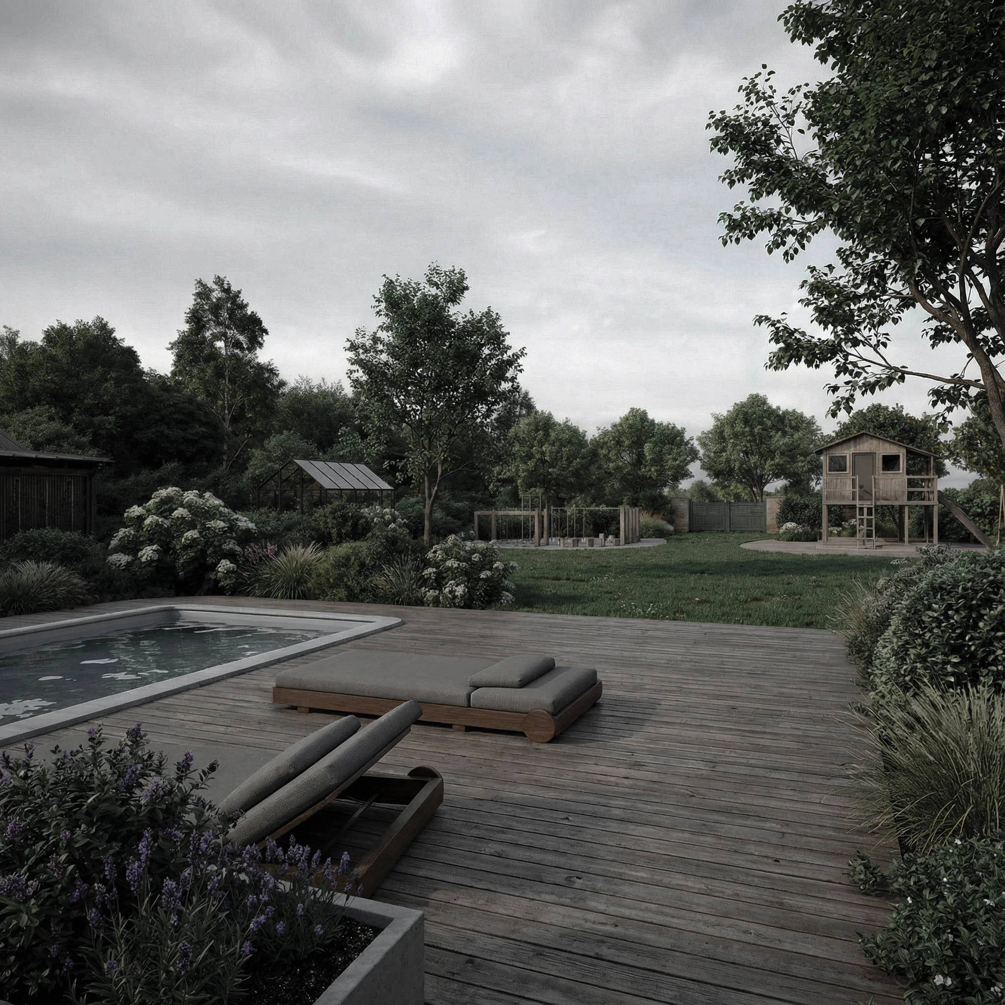 Urokliwa wiejska chatka z ogrodem